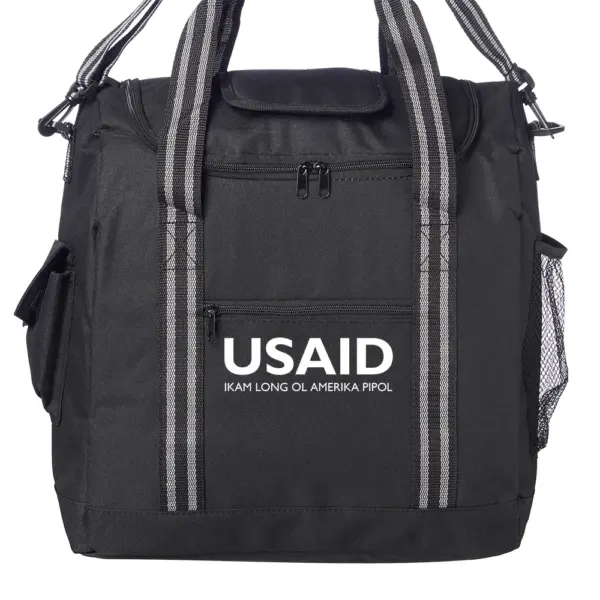 USAID Tok Pisin - Flip Flap Insulated Cooler Lunch Bags