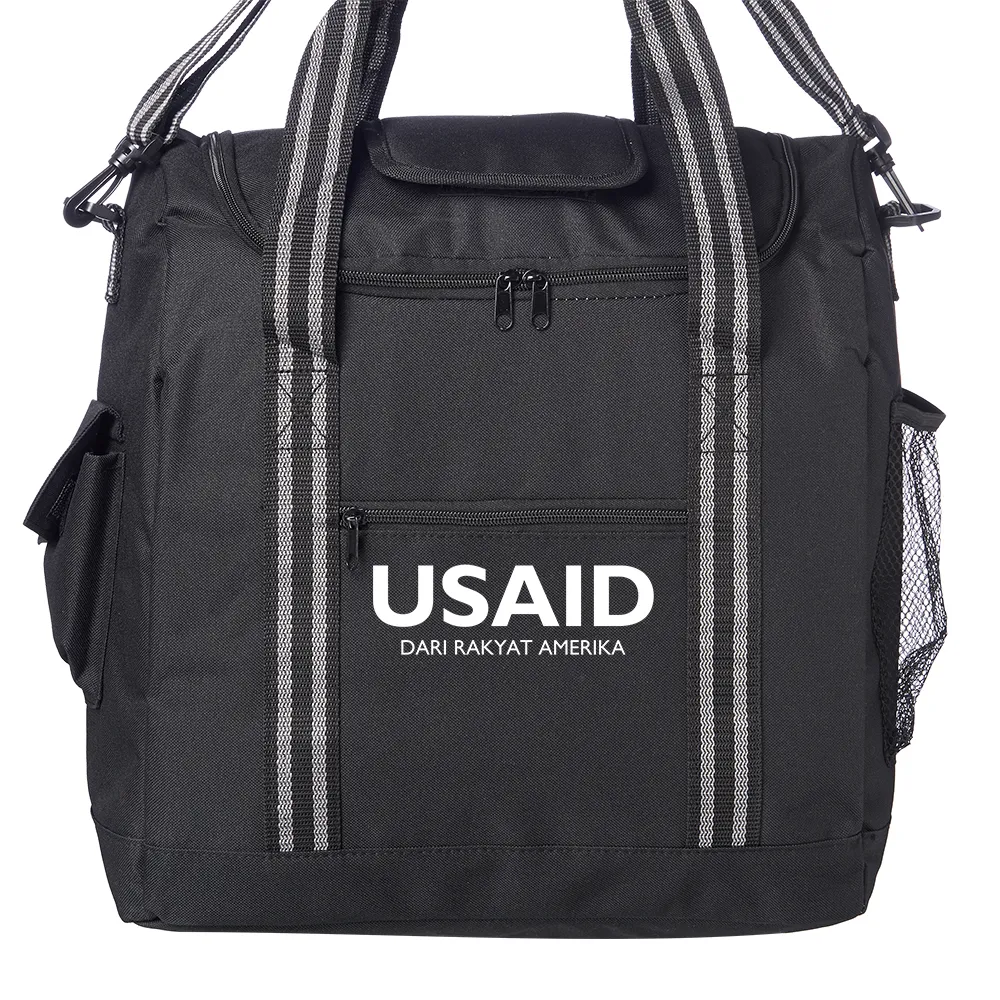 USAID Bahasa Indonesia - Flip Flap Insulated Cooler Lunch Bags