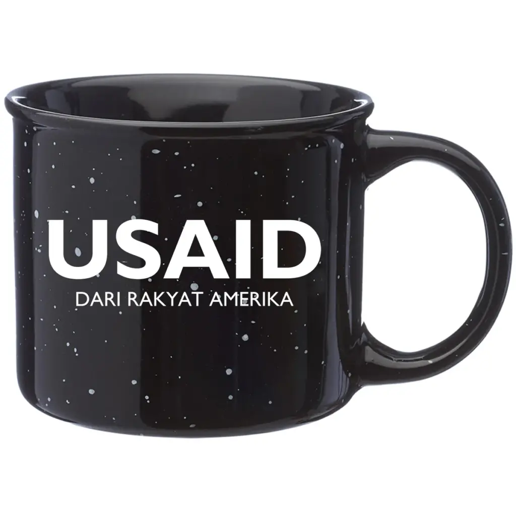 USAID Bahasa Indonesia - 13 Oz. Ceramic Campfire Coffee Mugs