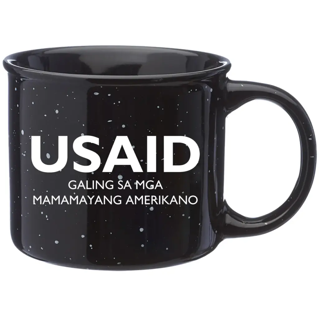 USAID Filipino - 13 Oz. Ceramic Campfire Coffee Mugs