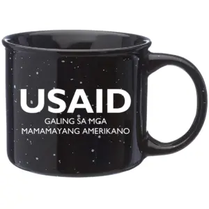 USAID Filipino - 13 Oz. Ceramic Campfire Coffee Mugs