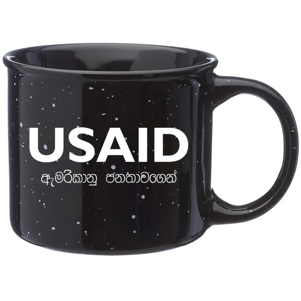 USAID Sinhala - 13 Oz. Ceramic Campfire Coffee Mugs