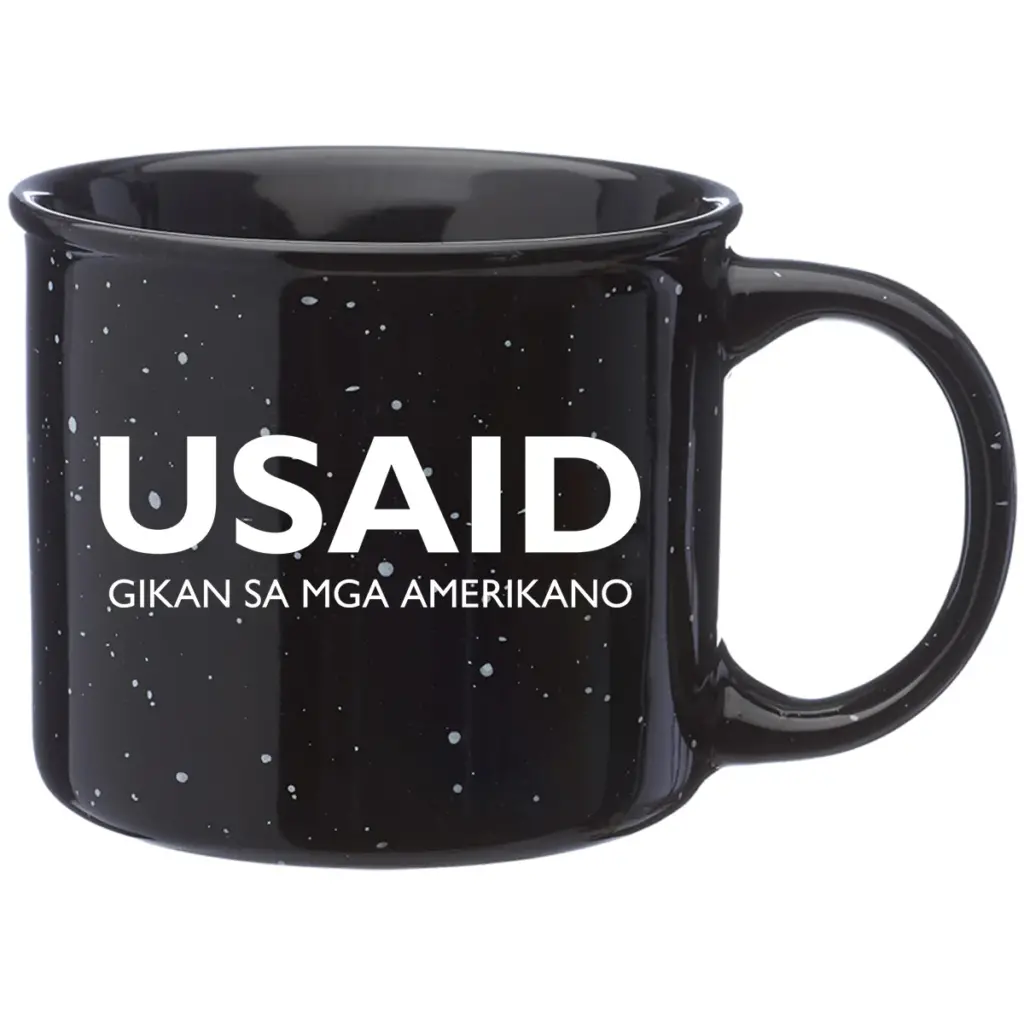 USAID Cebuano - 13 Oz. Ceramic Campfire Coffee Mugs