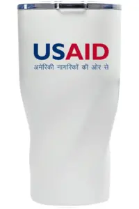 USAID Hindi - Wavey Mavey 20 Oz. Travel Tumblers
