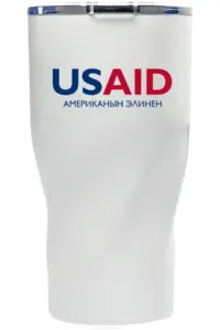 USAID Kyrgyz - Wavey Mavey 20 Oz. Travel Tumblers