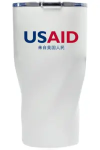 USAID Mandarin - Wavey Mavey 20 Oz. Travel Tumblers