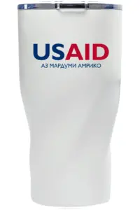 USAID Tajik - Wavey Mavey 20 Oz. Travel Tumblers