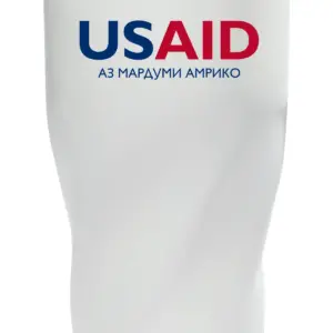 USAID Tajik - Wavey Mavey 20 Oz. Travel Tumblers