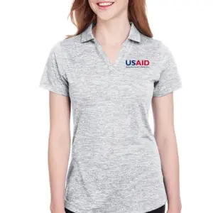 USAID Pangasinense PUMA GOLF Ladies Icon Heather Polo