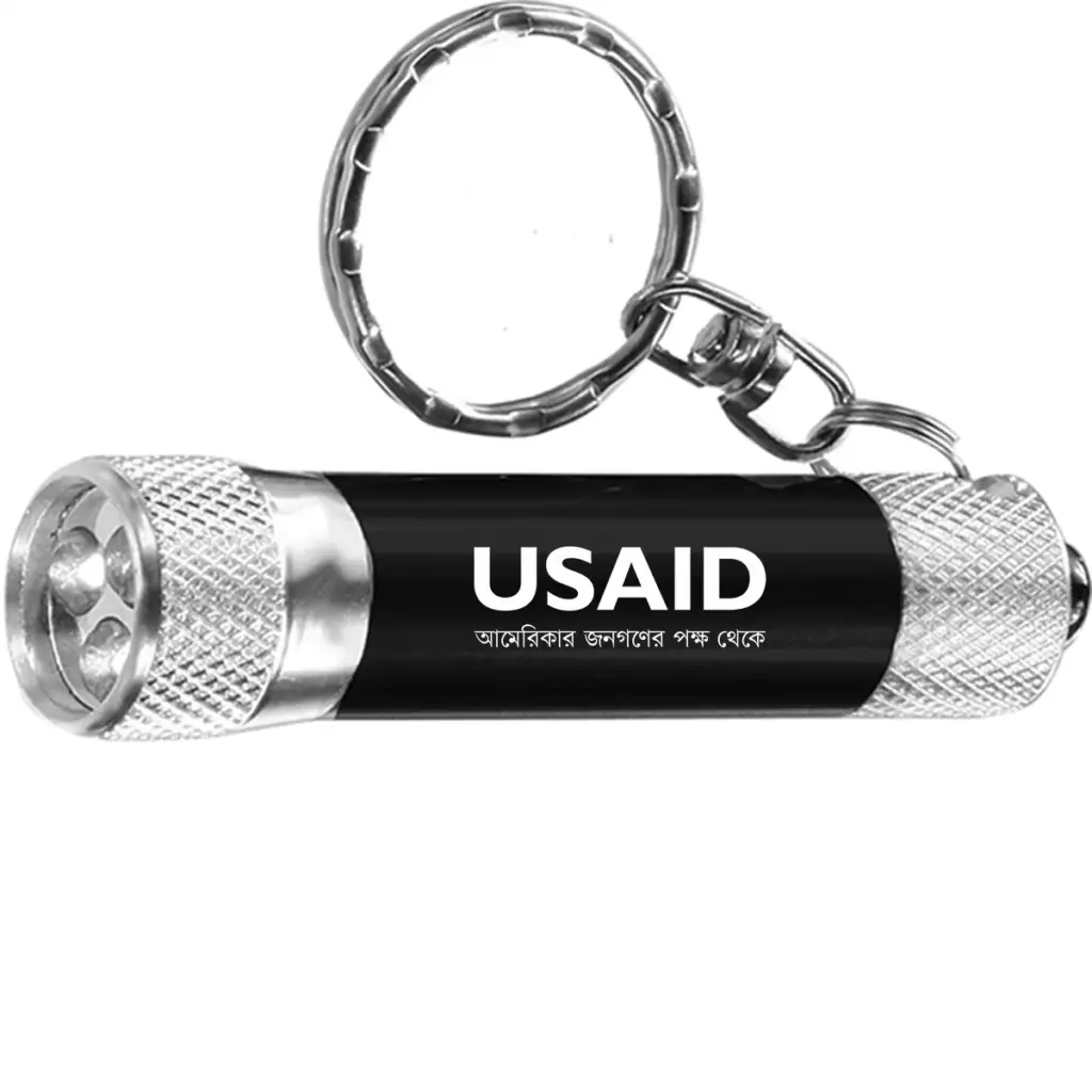 USAID Bangla - Flashlight LED Key Chain