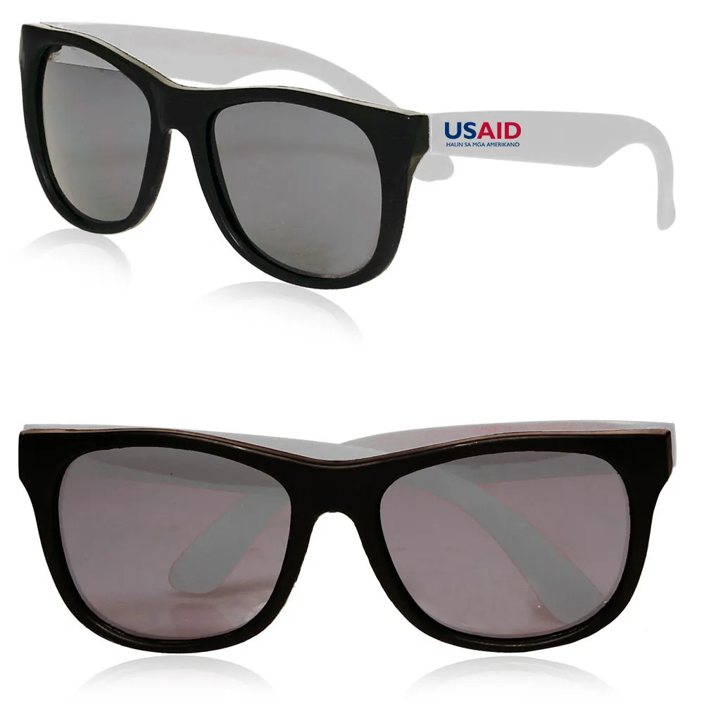 USAID Hiligaynon - Two Tone Plastic Sunglasses