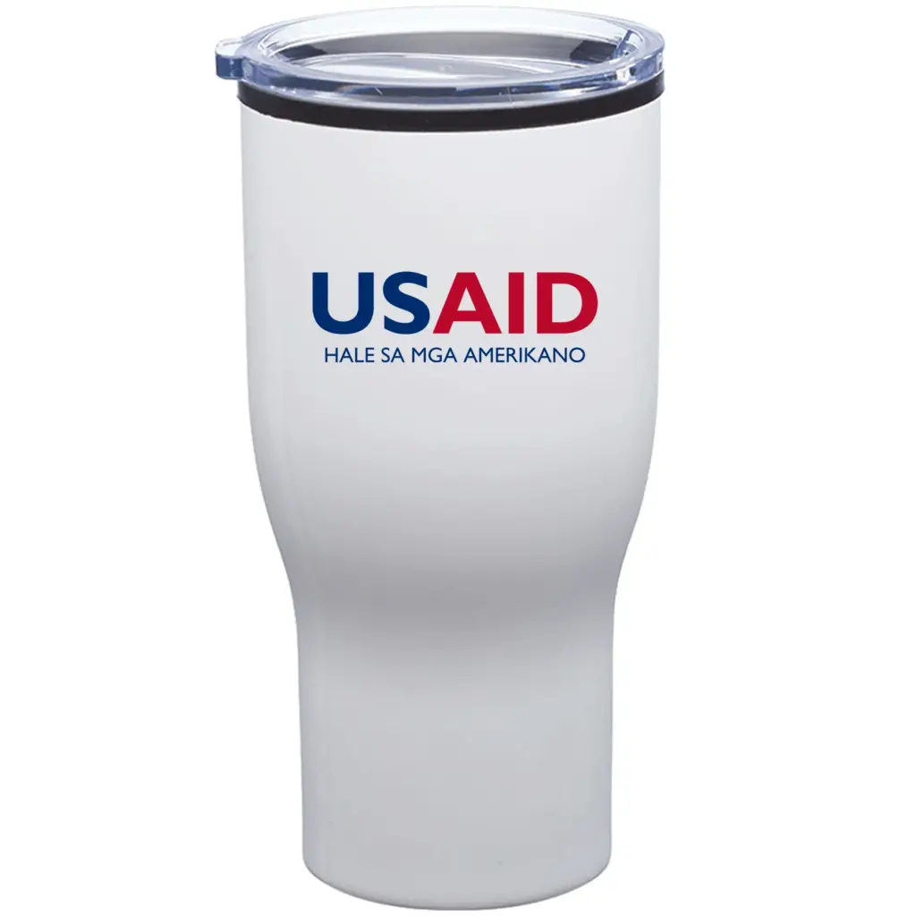 USAID Bicolano - 28 Oz. Challenger Stainless Steel Travel Mugs Tumbler