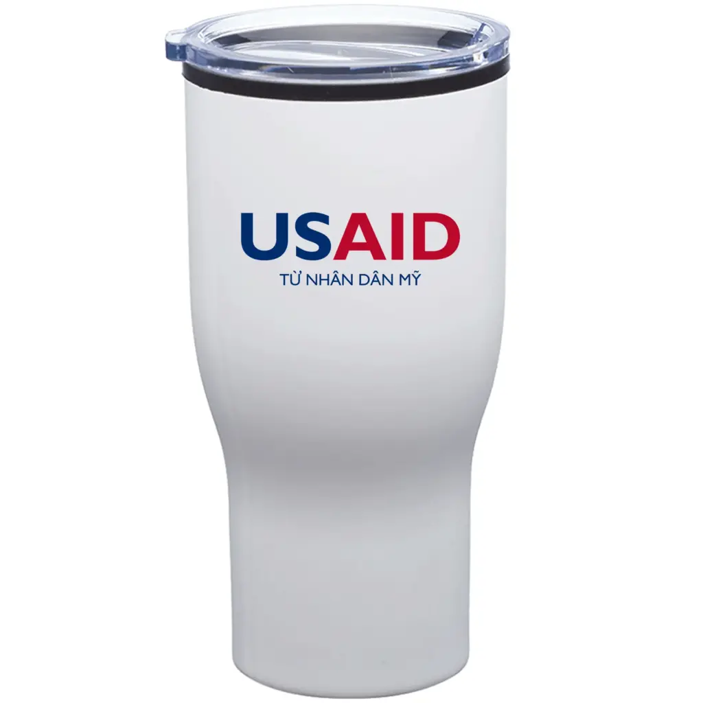 USAID Vietnamese - 28 Oz. Challenger Stainless Steel Travel Mugs Tumbler