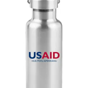 USAID Tetum - 17 Oz. Stainless Steel Canteen Water Bottles