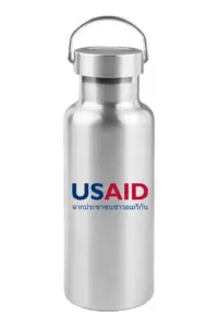 USAID Thai - 17 Oz. Stainless Steel Canteen Water Bottles