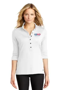 USAID Khmer OGIO Ladies Gauge Polo Shirt