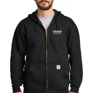 USAID Dari Pashto - Carhartt Midweight Hooded Zip-Front Sweatshirt