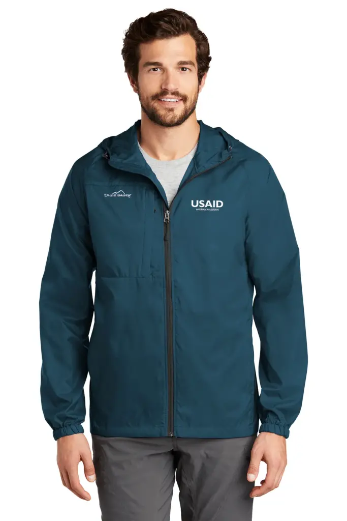USAID Uzbek - Eddie Bauer Men's Packable Wind Jacket