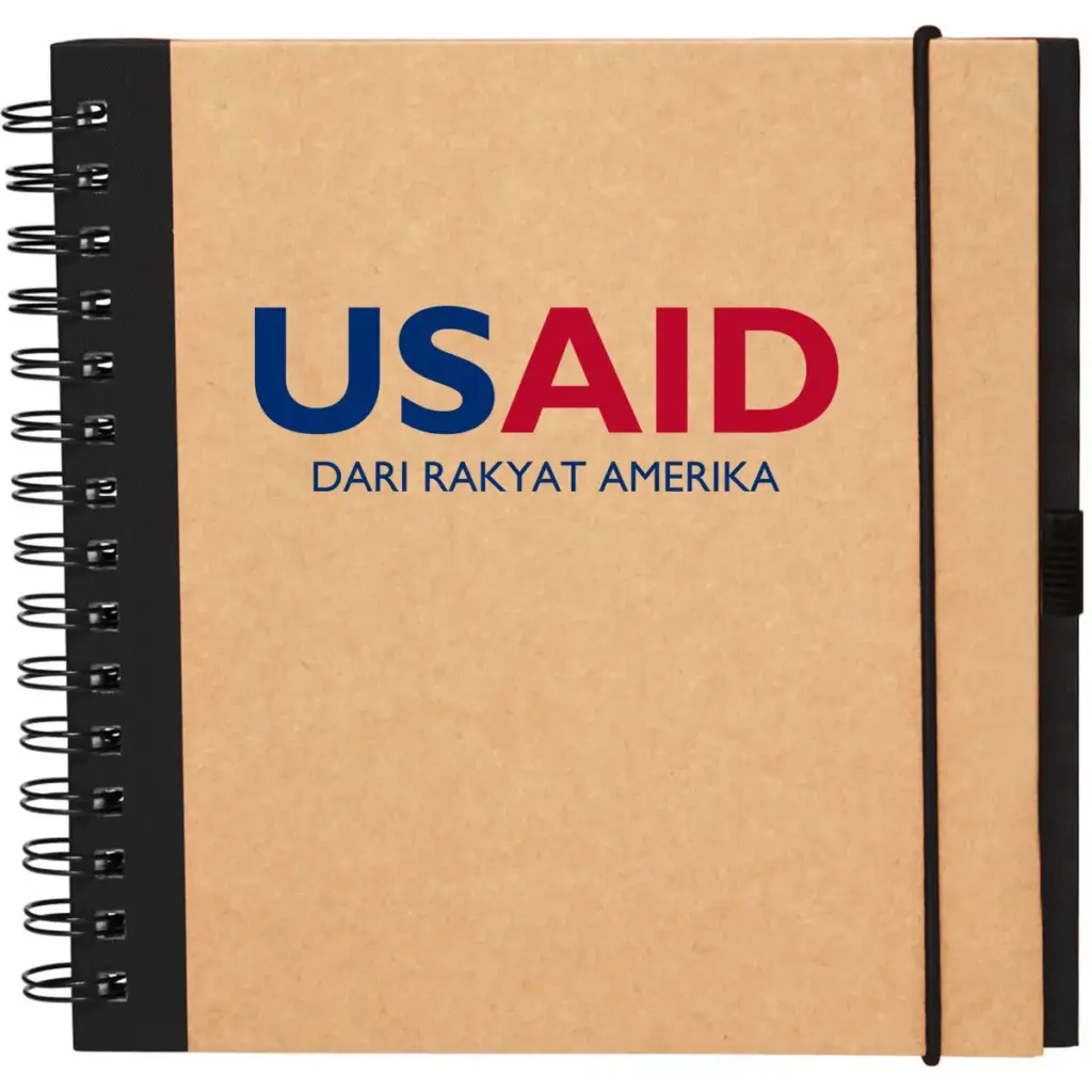 USAID Bahasa Indonesia - Recycled Square Notebook