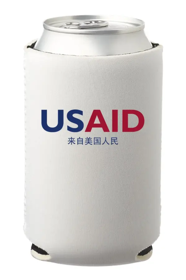 USAID Mandarin - Premium Neoprene Collapsible Can Cooler