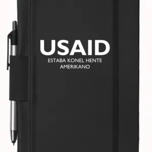 USAID Chavacano - 5"x9" Executive Notebooks with Pen