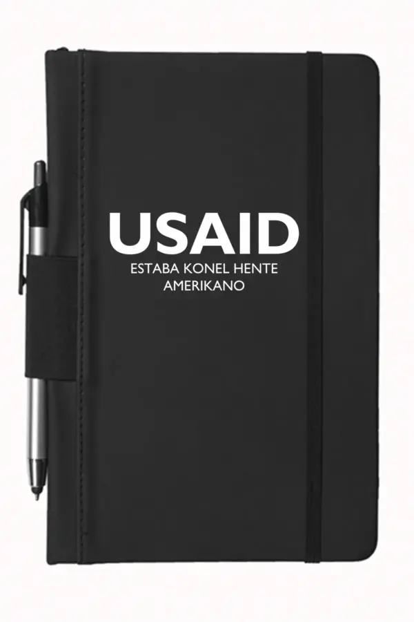 USAID Chavacano - 5"x9" Executive Notebooks with Pen