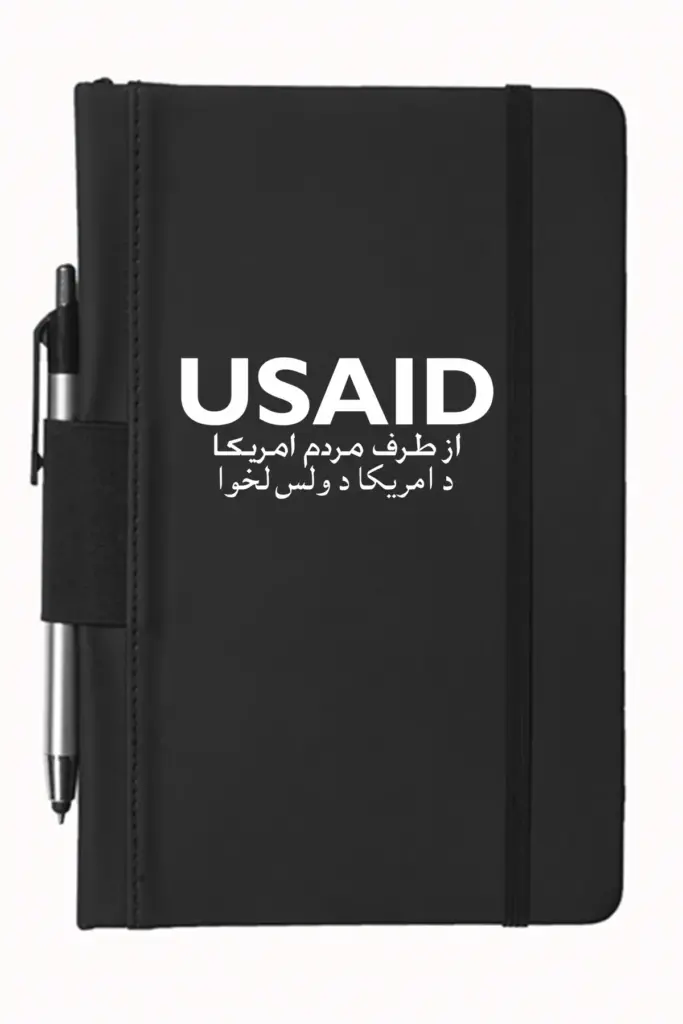USAID Dari - 5"x9" Executive Notebooks with Pen