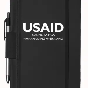 USAID Filipino - 5"x9" Executive Notebooks with Pen