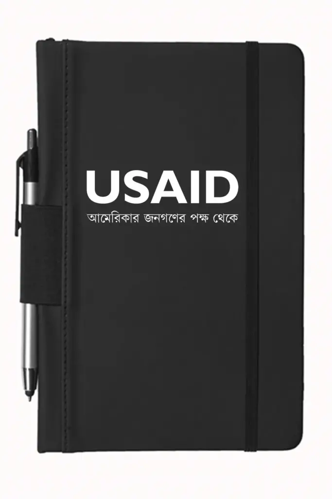 USAID Bangla - 5"x9" Executive Notebooks with Pen