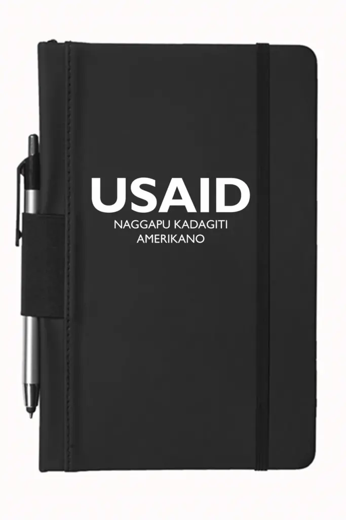 USAID Ilocano - 5"x9" Executive Notebooks with Pen