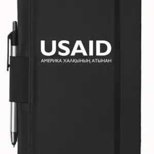 USAID Kazakh - 5"x9" Executive Notebooks with Pen