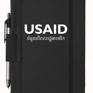 USAID Khmer - 5"x9" Executive Notebooks with Pen