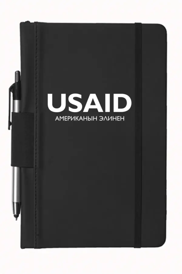 USAID Kyrgyz - 5"x9" Executive Notebooks with Pen