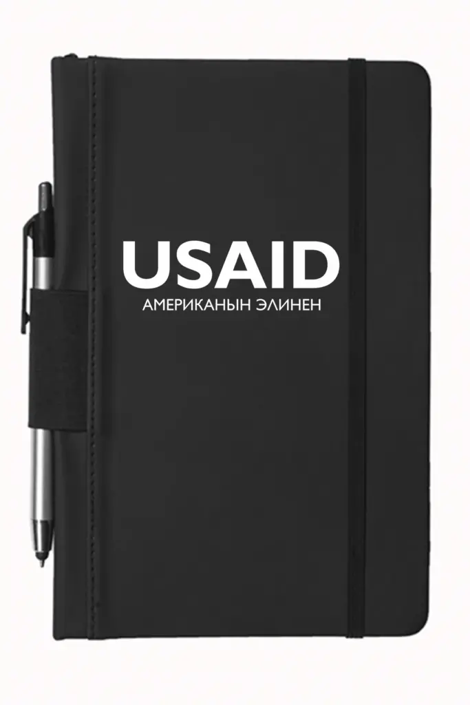 USAID Kyrgyz - 5"x9" Executive Notebooks with Pen
