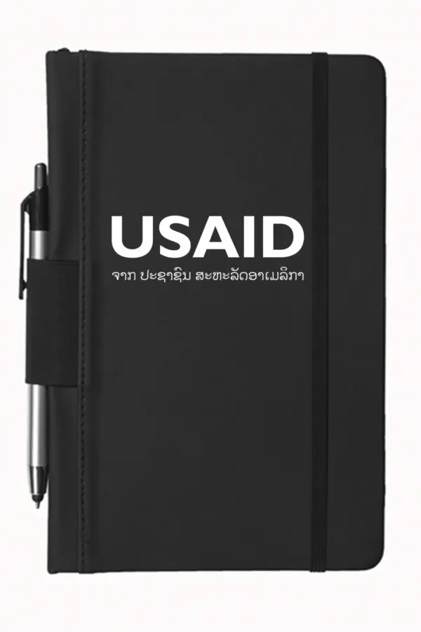 USAID Lao - 5"x9" Executive Notebooks with Pen
