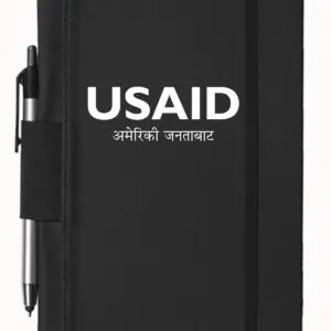 USAID Nepali - 5"x9" Executive Notebooks with Pen