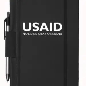 USAID Pangasinense - 5"x9" Executive Notebooks with Pen