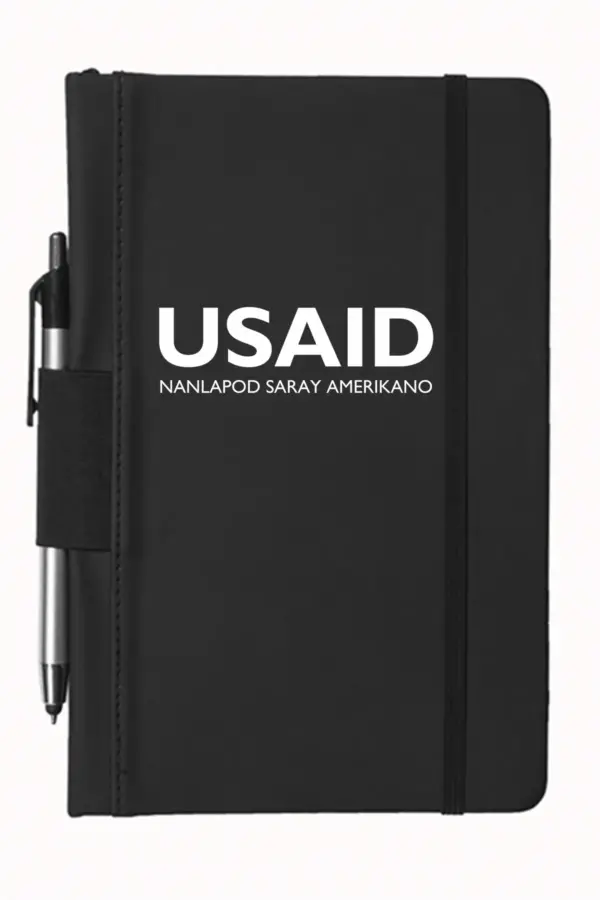 USAID Pangasinense - 5"x9" Executive Notebooks with Pen