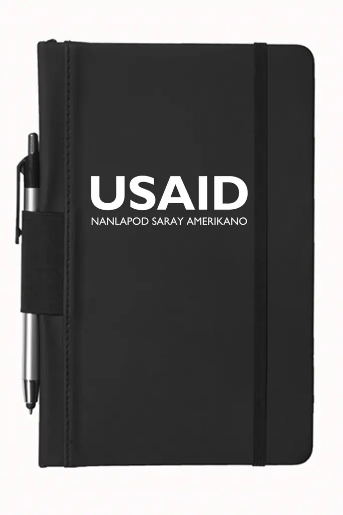 USAID Pangasinense - 5"x9" Executive Notebooks with Pen