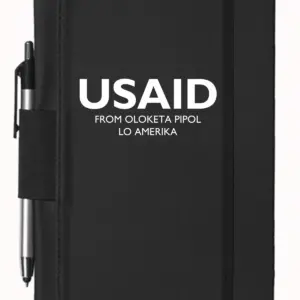 USAID Pijin - 5"x9" Executive Notebooks with Pen