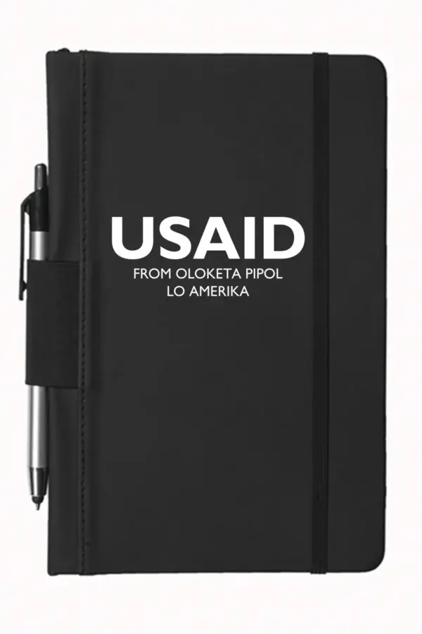 USAID Pijin - 5"x9" Executive Notebooks with Pen
