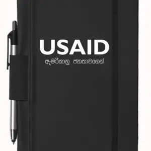 USAID Sinhala - 5"x9" Executive Notebooks with Pen