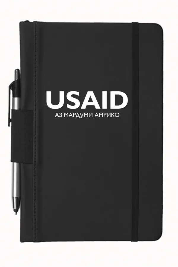 USAID Tajik - 5"x9" Executive Notebooks with Pen