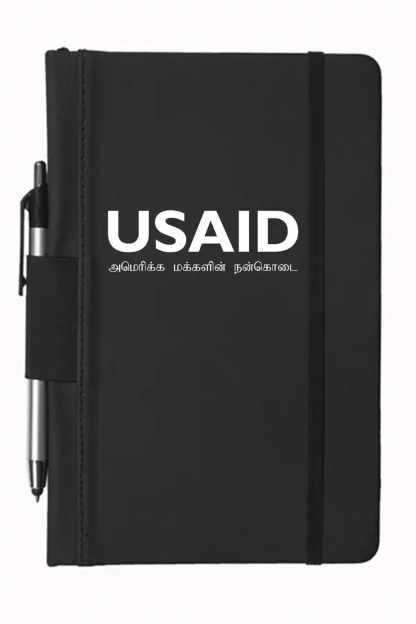 USAID Tamil - 5"x9" Executive Notebooks with Pen