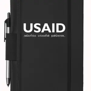 USAID Tamil - 5"x9" Executive Notebooks with Pen