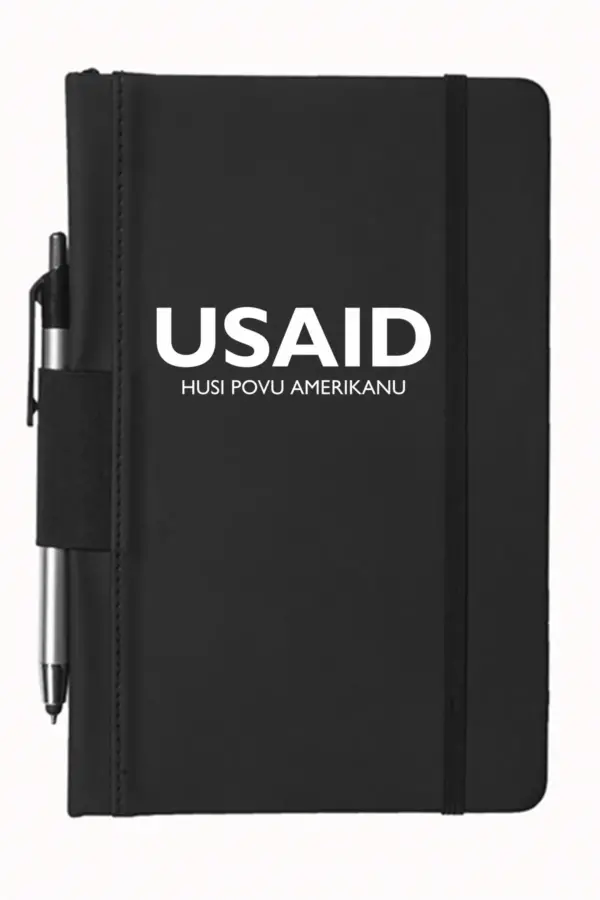 USAID Tetum - 5"x9" Executive Notebooks with Pen