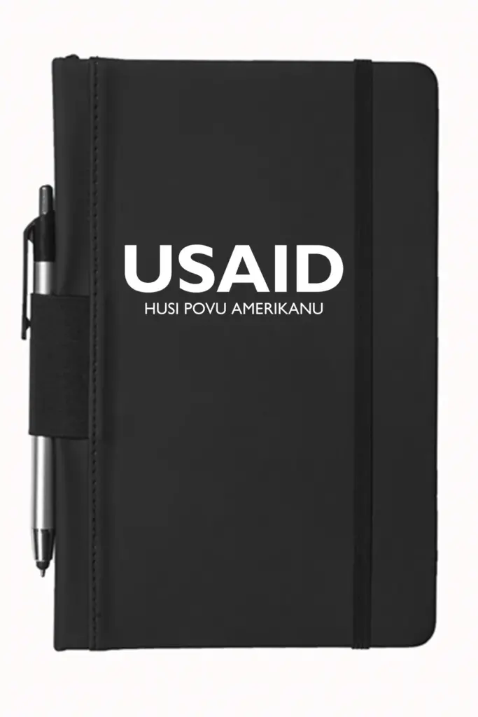 USAID Tetum - 5"x9" Executive Notebooks with Pen