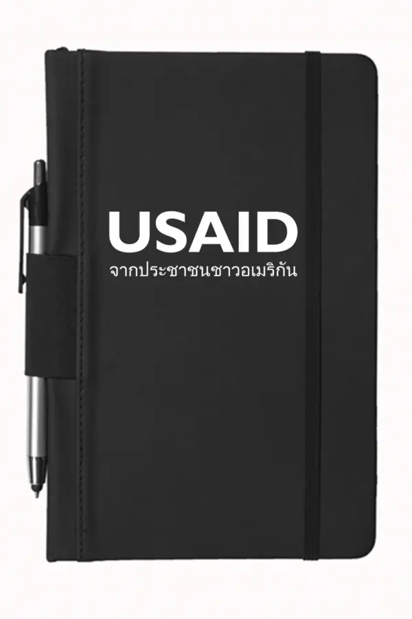 USAID Thai - 5"x9" Executive Notebooks with Pen