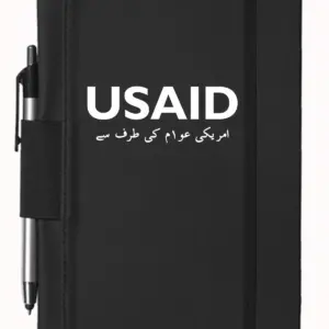 USAID Urdu - 5"x9" Executive Notebooks with Pen