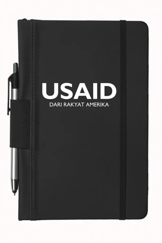 USAID Bahasa Indonesia - 5"x9" Executive Notebooks with Pen